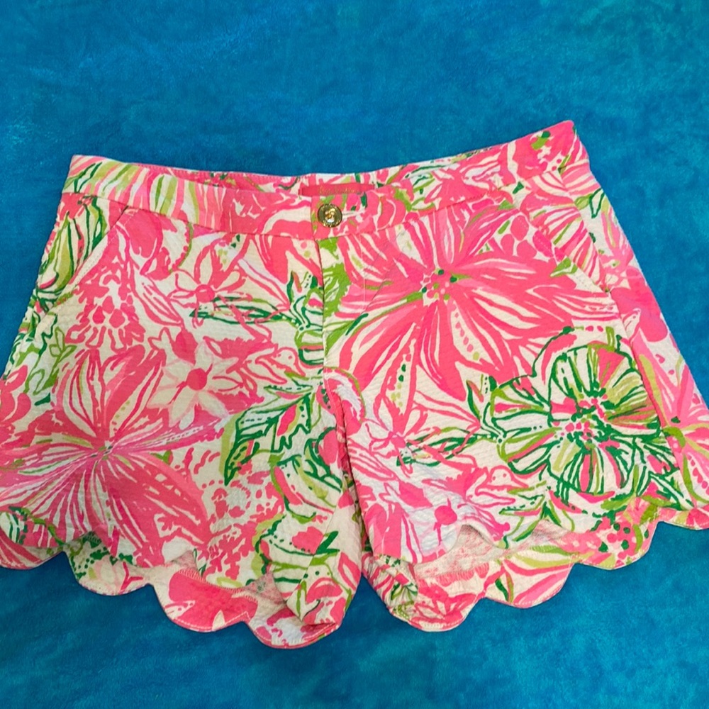 Lilly Pulitzer 5” Buttercup Scallop Knit short